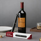 Air Pump Wine Opener Set: includes foil cutter