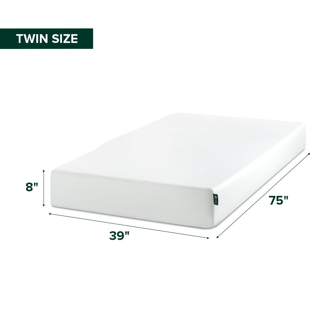 Zinus 14 Inch King Lumbar+ Premium Memory Foam Mattress, Medium