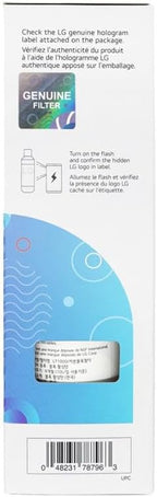 LG LT1000P - 6 Month / 200 Gallon Capacity Replacement Refrigerator Water Filter (NSF42, NSF53, and NSF401) ADQ74793501, ADQ75795105, AGF80300704, or AGF80300705 White