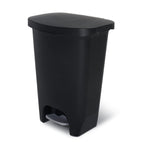 Glad Trash Can with Clorox Odor Protection | Plastic Bin, 13 Gal, Black