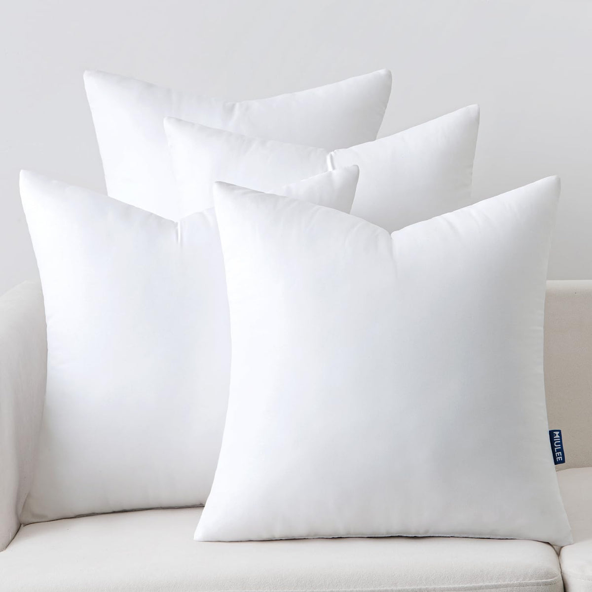 MIULEE 16x36 Inch Throw Pillow Insert for Couch Sofa Bed