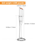SIMPLETASTE Milk Frother Handheld Electric Foam Maker Battery Operated
