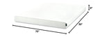 Zinus 14 Inch King Lumbar+ Premium Memory Foam Mattress, Medium