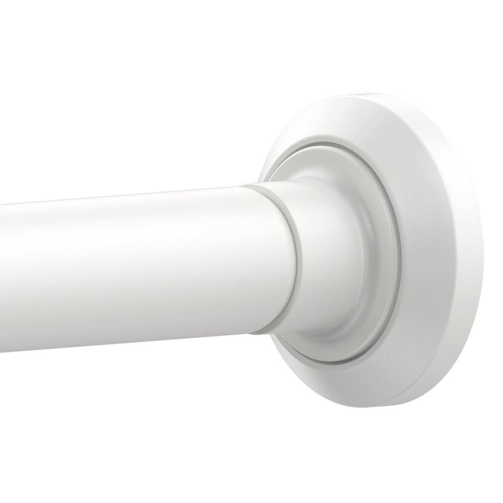 ENJOYBASICS 1" Black Shower Curtain Rod, 30-52" Adjustable, Secure Tension