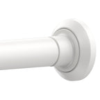 ENJOYBASICS 1" Black Shower Curtain Rod, 30-52" Adjustable, Secure Tension