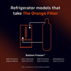 everydrop by Whirlpool Ice & Water Refrigerator Filter 2, Orange, EDR2RXD1