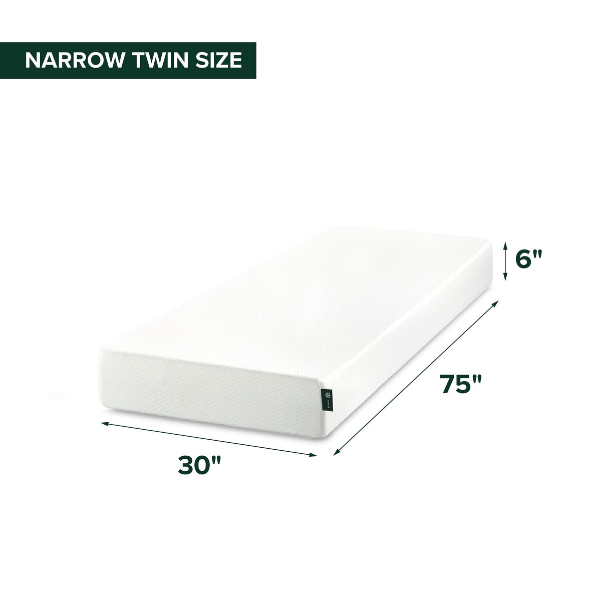 Zinus 14 Inch King Lumbar+ Premium Memory Foam Mattress, Medium