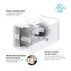 Kasa Smart Plug HS103P2, Wi-Fi Outlet Works with Alexa, 2-Pack