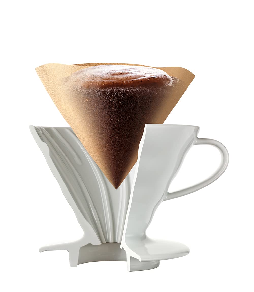 Hario V60 Paper Coffee Filter, Size 02, Natural, 200ct