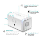 Kasa Smart Plug HS103P2, Wi-Fi Outlet Works with Alexa, 2-Pack