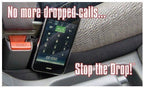 Drop Stop – 2 Original Car Seat Gap Fillers (Shark Tank) + Dash Pad + Light