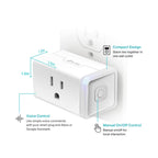 Kasa Smart Plug HS103P2, Wi-Fi Outlet Works with Alexa, 2-Pack