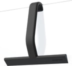 dancemoon JustHang Shower Squeegee with Built-in Hook, 10-Inch Black