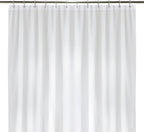 LiBa Shower Curtain PEVA 8G, 72x72 Inch Waterproof Clear