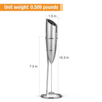 SIMPLETASTE Milk Frother Handheld Electric Foam Maker Battery Operated