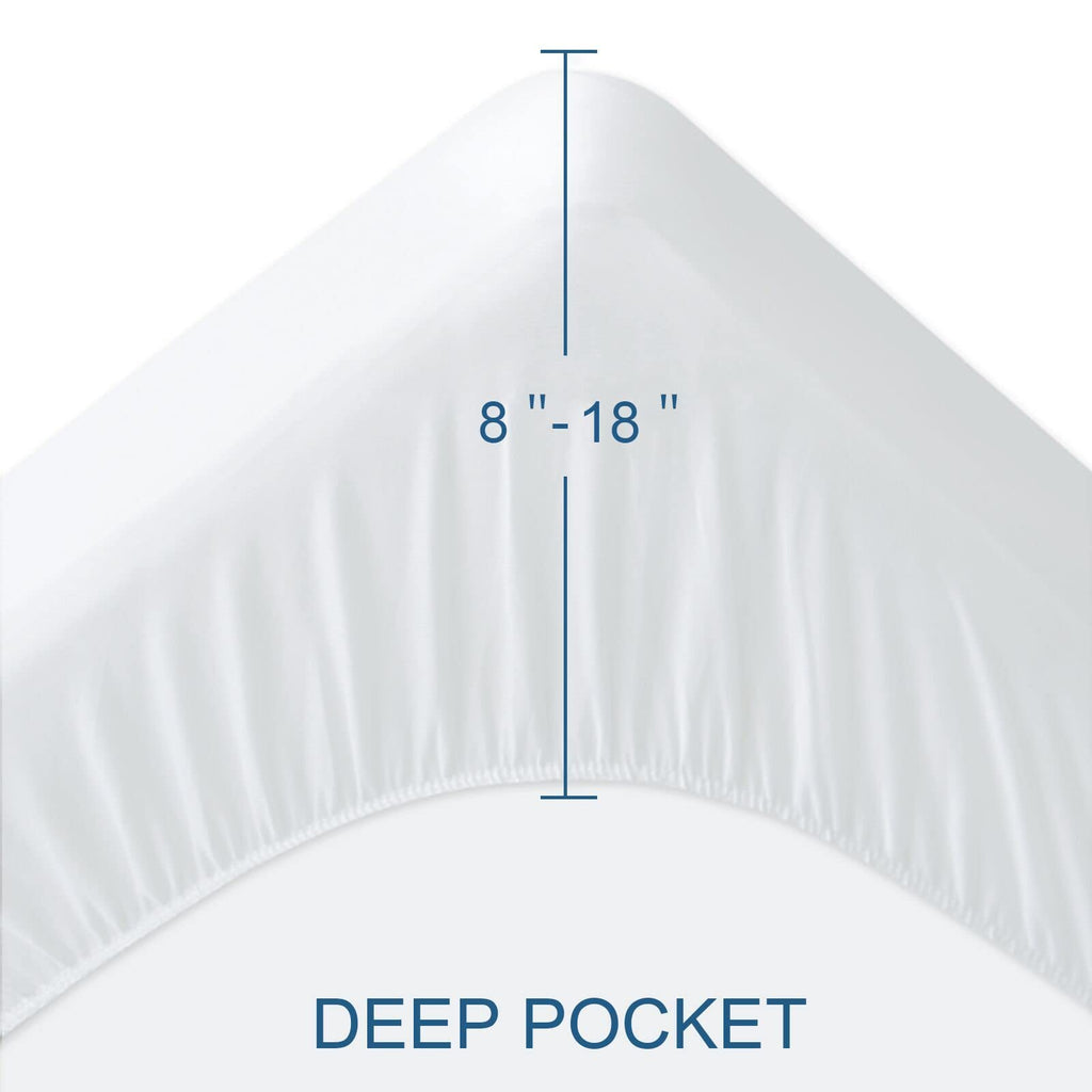 Twin Size Mattress Protector Waterproof,Absorbent Fitted Sheet