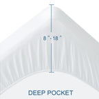 Twin Size Mattress Protector Waterproof,Absorbent Fitted Sheet