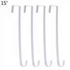 Sattiyrch 15" Wreath Hanger for Front Door, Over the Door Wreath Hook