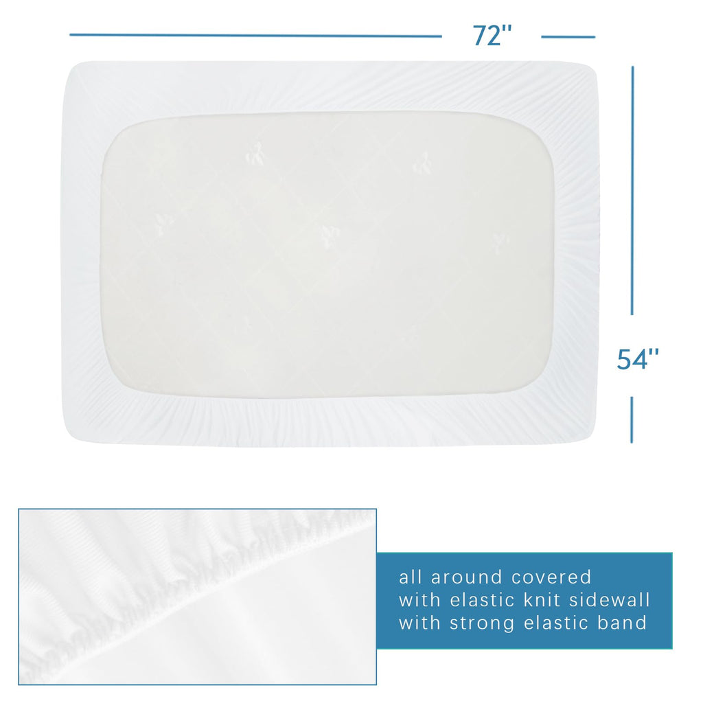 Twin Size Mattress Protector Waterproof,Absorbent Fitted Sheet