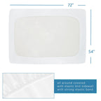 Twin Size Mattress Protector Waterproof,Absorbent Fitted Sheet
