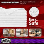 AIDEA Microfiber Cleaning Cloth-50PK, Microfiber Towels for Cars, 12"×12"