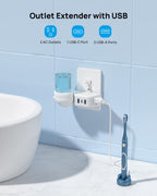 TROND Multi Plug Outlet Extender 2 Pack, Outlet Splitter for Bathroom
