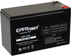 ExpertPower EXP1270, 12V 7Ah Battery SLA Rechargeable with F1 Terminals