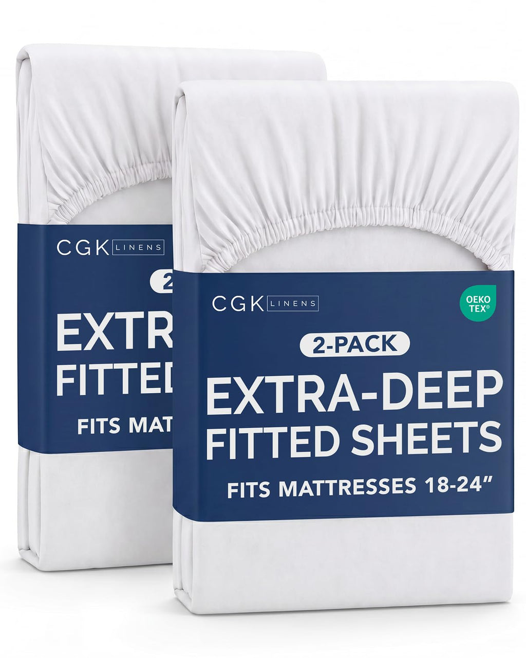 CGK Extra Deep Queen Single Fitted Sheet Only - Dark Grey
