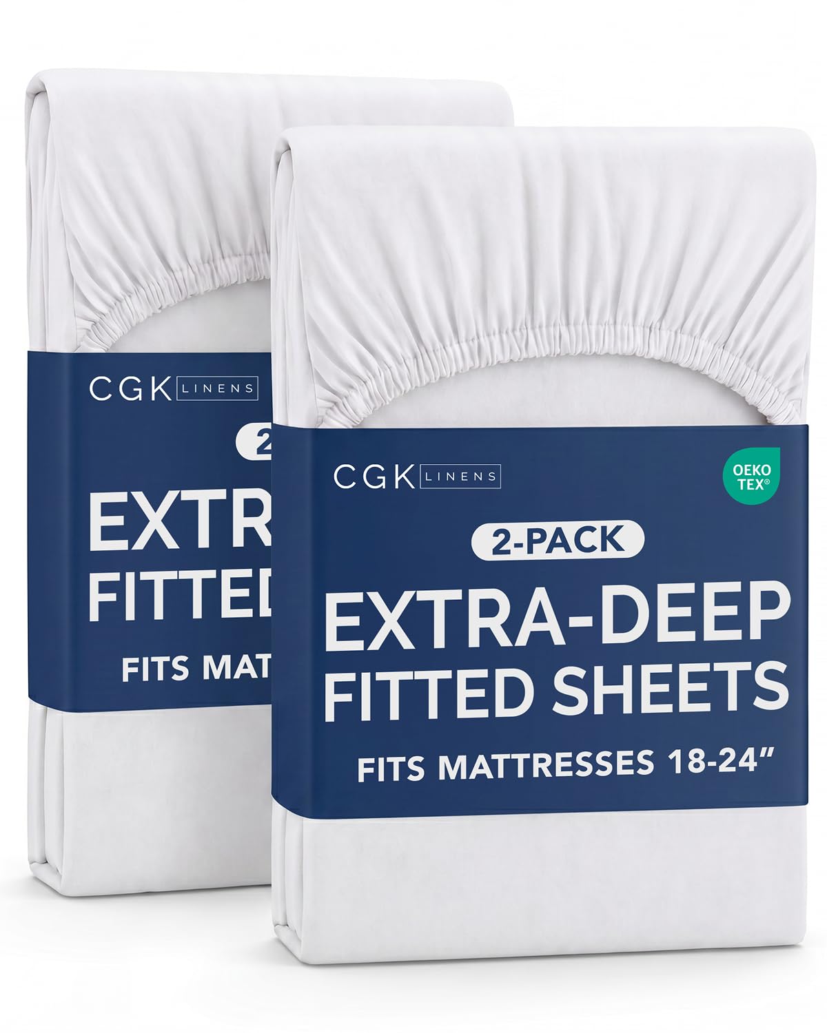 CGK Extra Deep Queen Single Fitted Sheet Only - Dark Grey