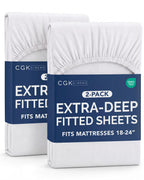 CGK Extra Deep Queen Single Fitted Sheet Only - Dark Grey