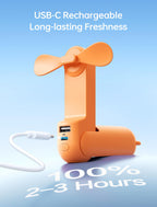 JISULIFE 3 IN 1 Portable Fan with Power Bank & Flashlight Featured