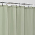 ALYVIA SPRING Waterproof Fabric Shower Curtain or Liner White, 72x72