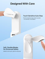 JISULIFE 3 IN 1 Portable Fan with Power Bank & Flashlight Featured