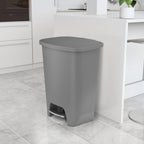 Glad Trash Can with Clorox Odor Protection | Plastic Bin, 13 Gal, Black