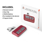 2 for LiftMaster Chamberlain Craftsman Garage Door Opener Remote