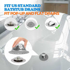 zaa Shower Drain Hair Catcher Bathtub Drain Strainer Sink Drain Protector