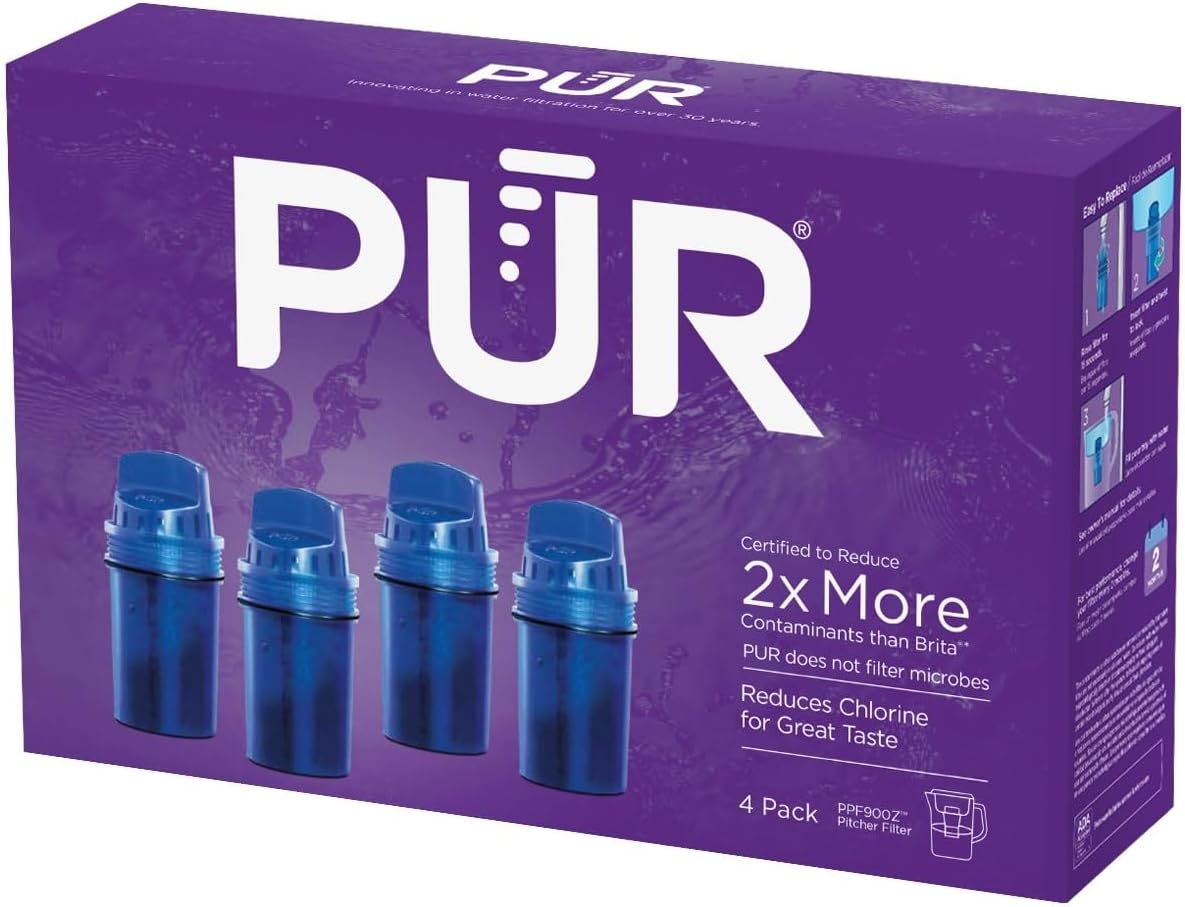 PUR Water Filters for Pitcher & Dispenser, Replacement Water Filter