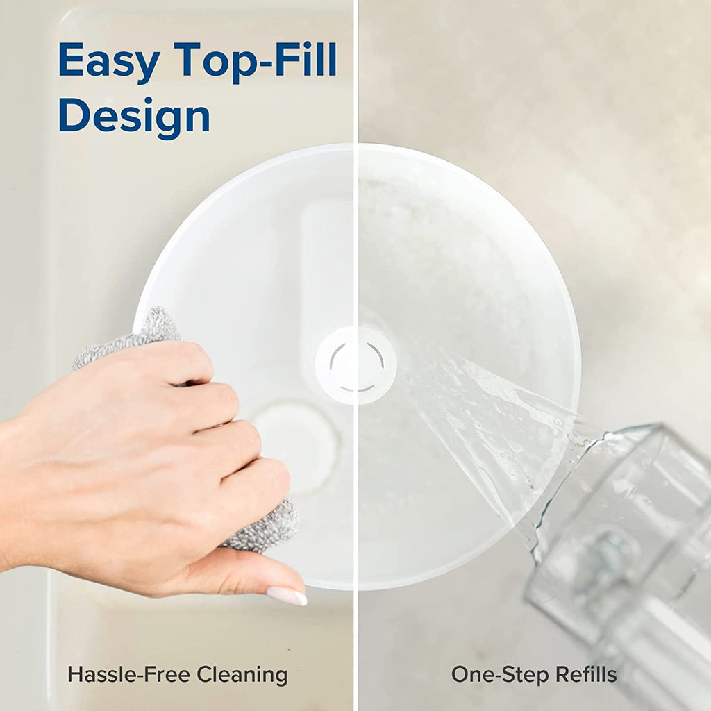 Levoit Top Fill Humidifiers for Bedroom, 2.5L Tank for Large Room, 25dB