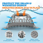 zaa Shower Drain Hair Catcher Bathtub Drain Strainer Sink Drain Protector
