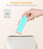 Gritin Book Light Rechargeable, Clip on LED Reading Light for Books in Bed