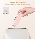 Gritin Book Light Rechargeable, Clip on LED Reading Light for Books in Bed