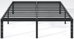 NEW JETO Metal Bed Frame,Queen Size Bed Frame with Storage Space,14 Inch