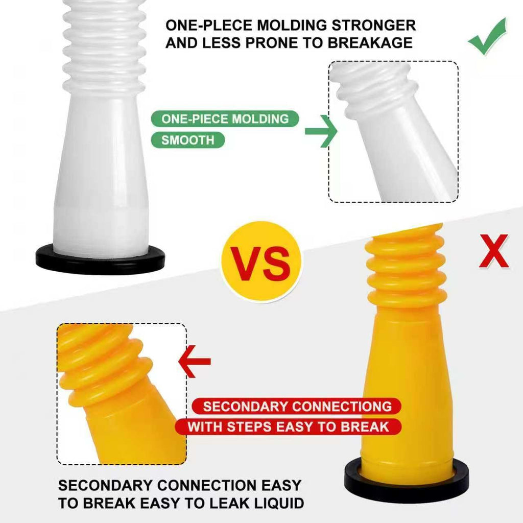 Gas Can Spout Replacement Kit, Gas Can Nozzle Replacement (2 Kits-Yellow)