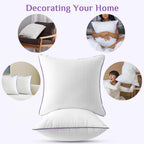 JOLLYVOGUE Firm King Size Pillows Set of 4, Cooling Supportive Bed Pillows with Oeko-Tex Certified Soft Down Alternative Fill, Luxury Hotel Quality for Back, Stomach and Side Sleepers