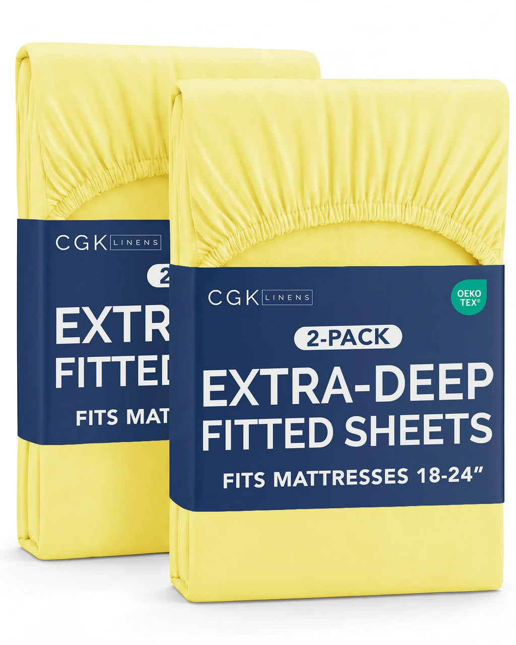 CGK Extra Deep Queen Single Fitted Sheet Only - Dark Grey