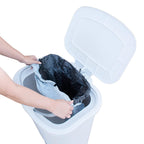 Glad Trash Can with Clorox Odor Protection | Plastic Bin, 13 Gal, Black
