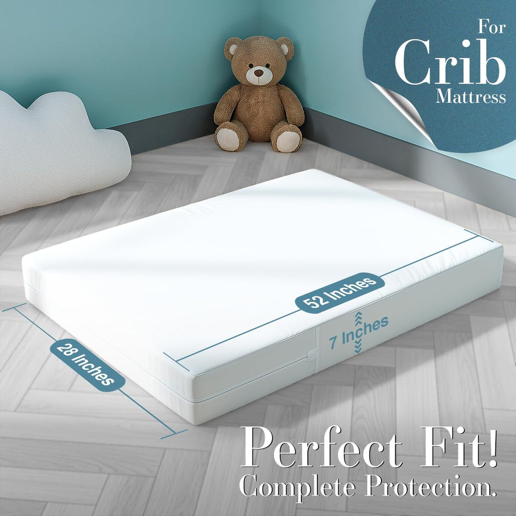 Utopia Bedding Twin Size Mattress Protector Zippered, 100% Waterproof