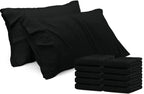 Pillow Covers Standard Set of 4, Soft and Comfy Pillow Cases, Purple