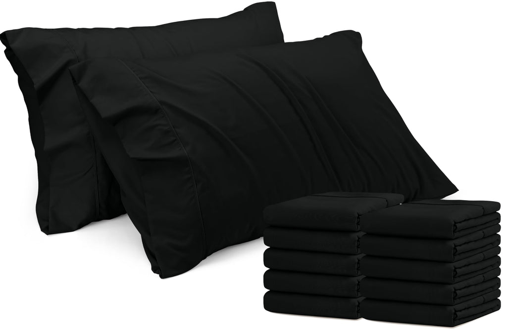 Pillow Covers Standard Set of 4, Soft and Comfy Pillow Cases, Purple