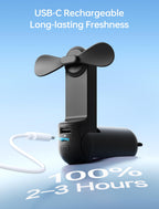 JISULIFE 3 IN 1 Portable Fan with Power Bank & Flashlight Featured